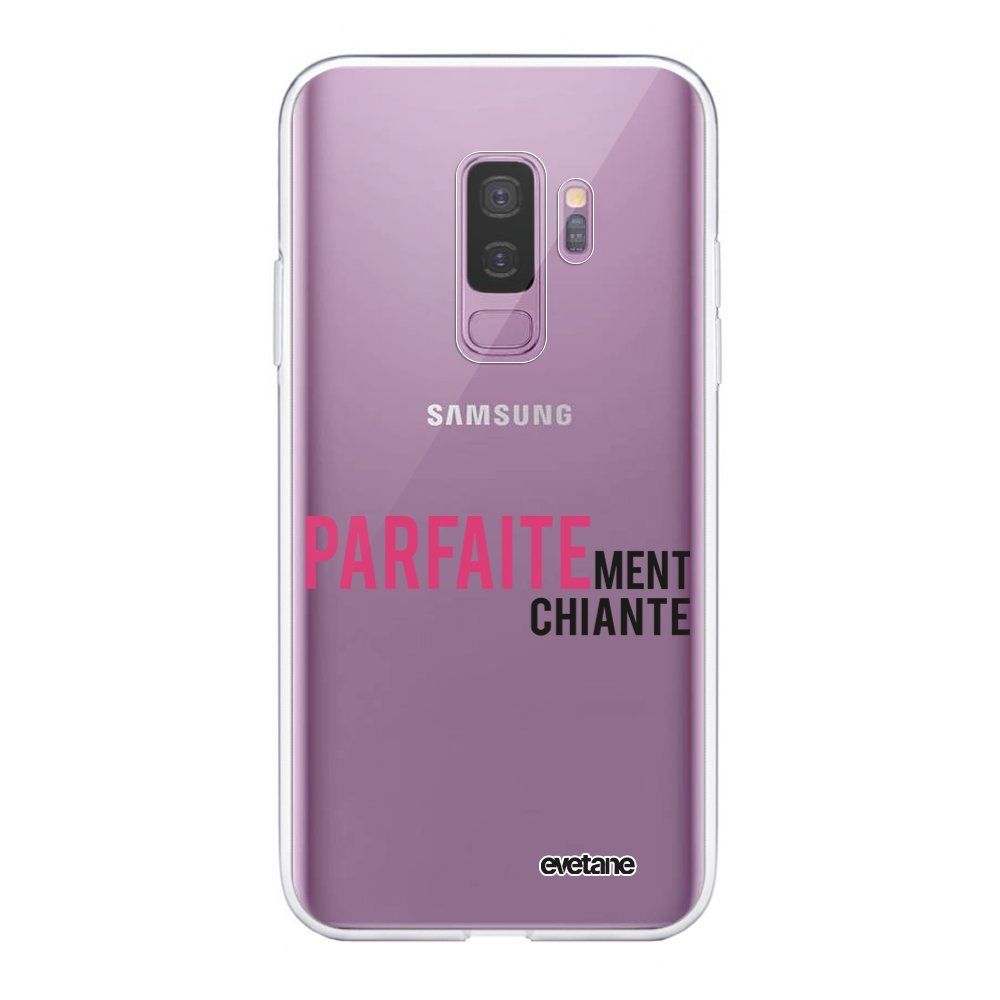 Evetane - Coque Samsung Galaxy S9 Plus souple transparente Parfaitement chiante Motif Ecriture Tendance Evetane. - Coque, étui smartphone