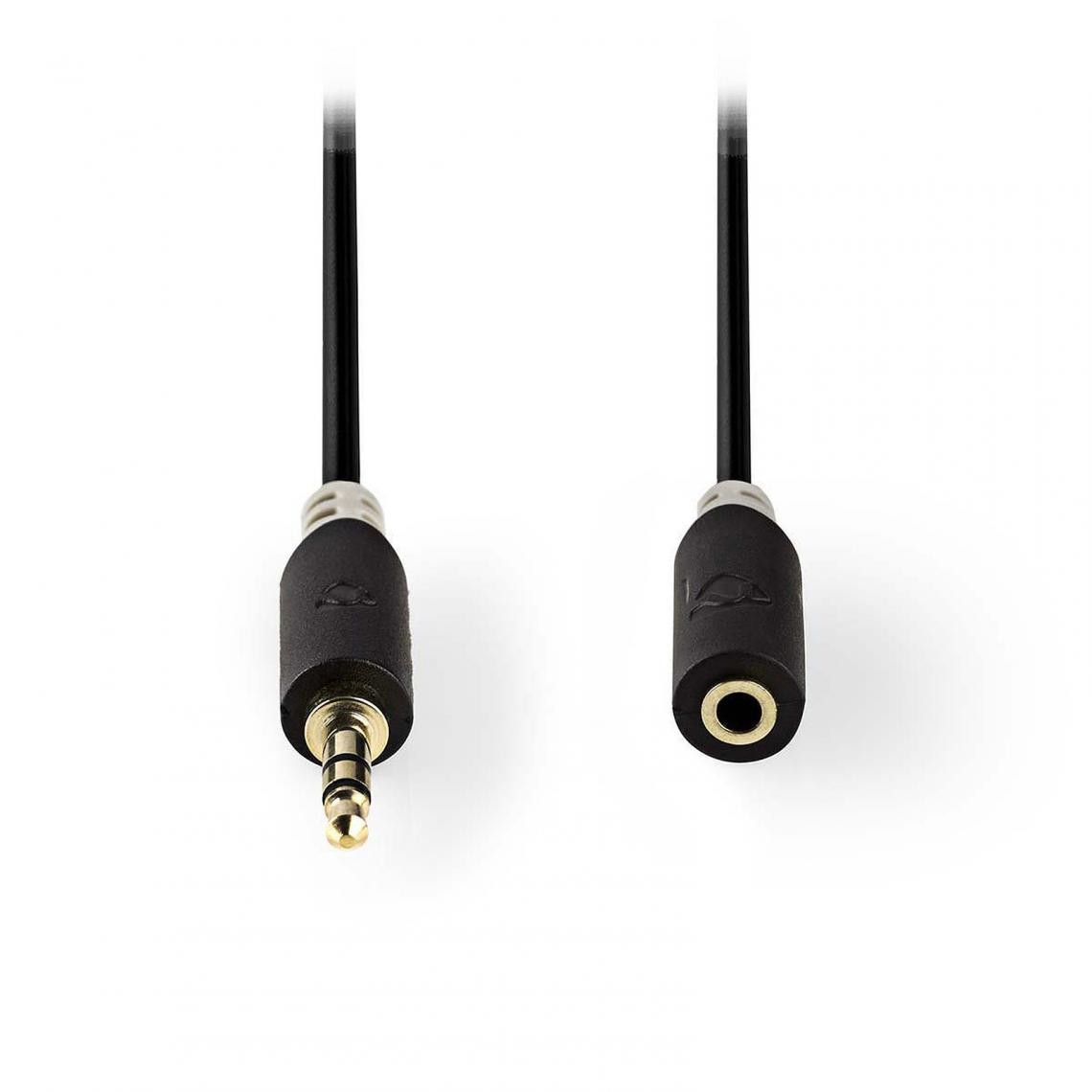 Nedis - Nedis rallonge haute qualité audio stéréo jack 3.5 mm (1 mètre) - Accessoires Téléphone Fixe