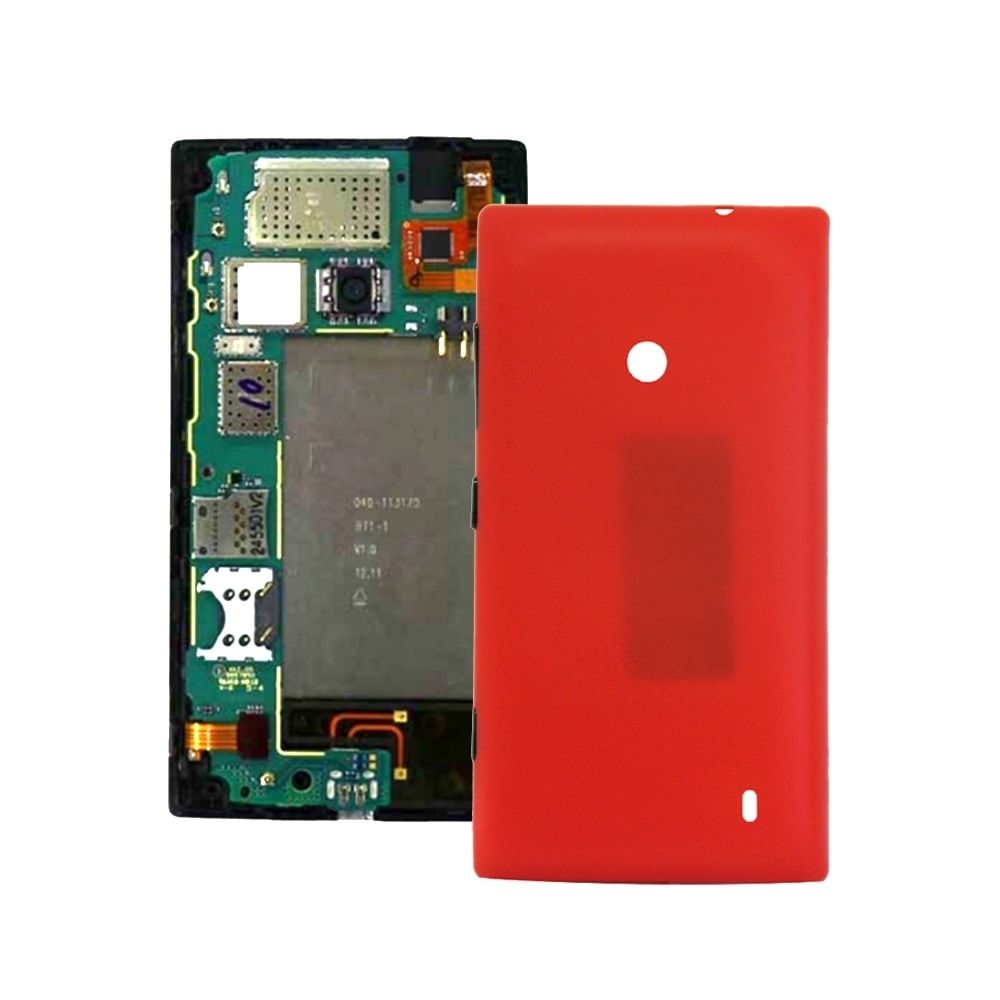 Wewoo - Coque arrière en plastique pour Nokia Lumia 520 (rouge) - Autres accessoires smartphone