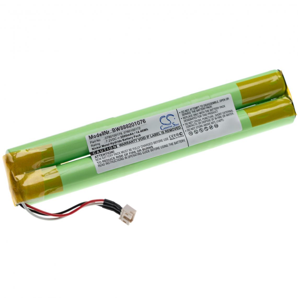Vhbw - vhbw batterie compatible avec Paradox Magellan MG6160 Control Panel alarme maison/contrôle home security (2000mAh, 7.2V, NiMH) - Autre appareil de mesure