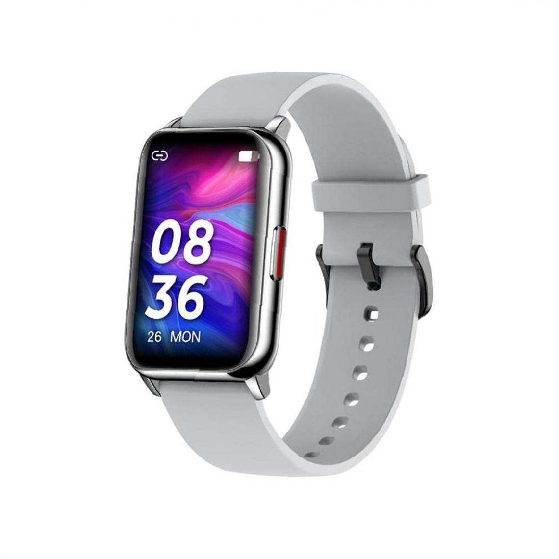 Chronotech Montres - Smart Bracelet Waterproof Touch Control Smart Watch Support Sleep Heart Rate Detection(silver) - Montre connectée