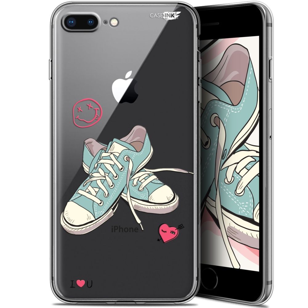 Caseink - Coque arrière Apple iPhone 7/8 Plus (4.7 ) Gel HD [ Nouvelle Collection - Souple - Antichoc - Imprimé en France] Mes Sneakers d'Amour - Coque, étui smartphone