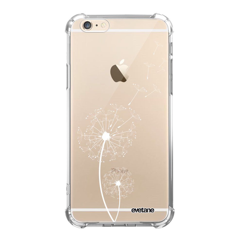 Evetane - Coque iPhone 6 Plus / 6S Plus anti-choc souple avec angles renforcés transparente Pissenlit blanc Evetane - Coque, étui smartphone