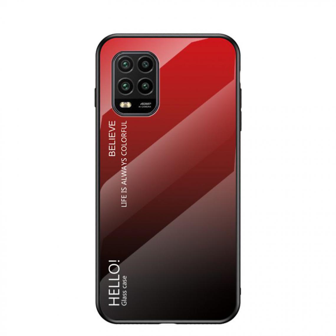 OtterBox - Housse Etui Coque de protection pour Xiaomi Mi 10 Lite Arriere Rigide dégradé [Rouge] - Coque, étui smartphone