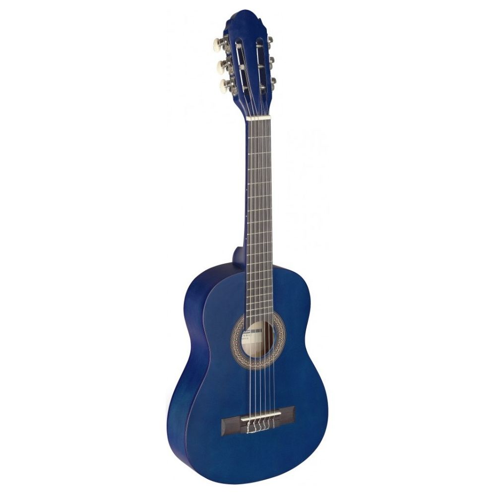 Stagg - Stagg C405 M BLUE - Guitare classique enfant 1/4 bleue - Guitares classiques