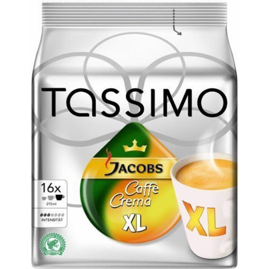Tassimo - Tassimo 'Braun Caffè Crema' XL T-Disc - 16 disques - Dosette café