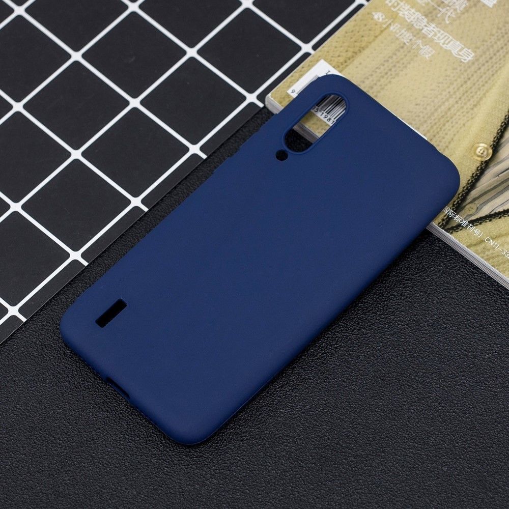 marque generique - Coque en TPU couleur de bonbon souple bleu foncé pour votre Xiaomi Mi CC9e/Mi A3 - Coque, étui smartphone