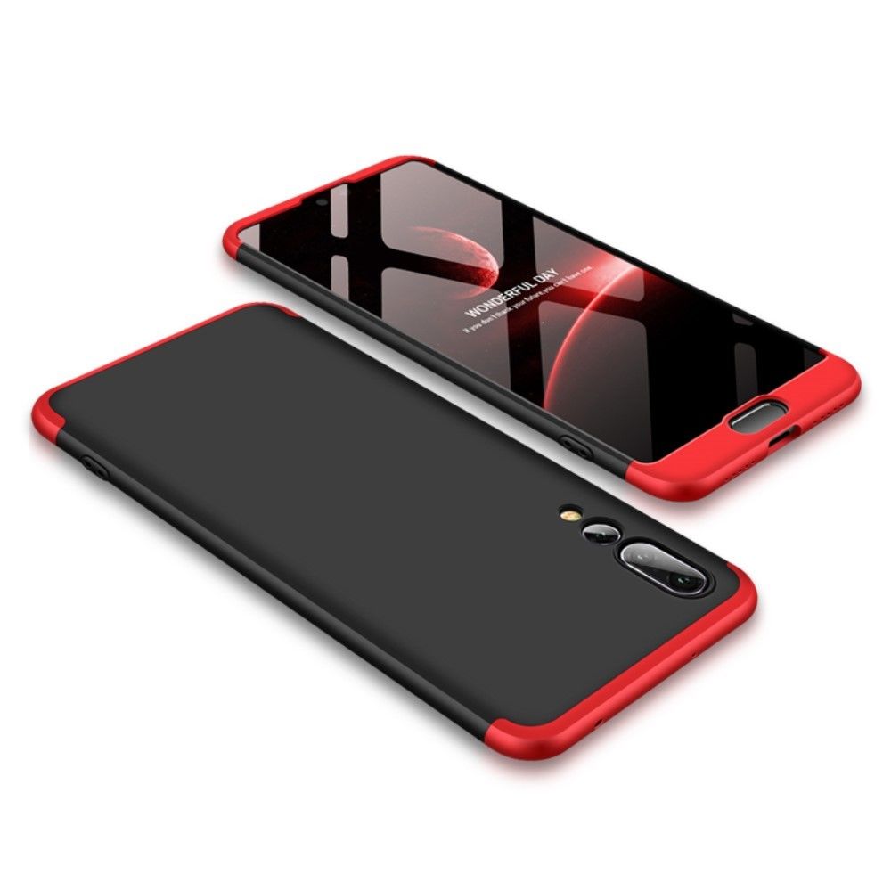 marque generique - Coque en TPU amovible mate trois pièces rouge noir pour votre Huawei P20 Pro - Autres accessoires smartphone