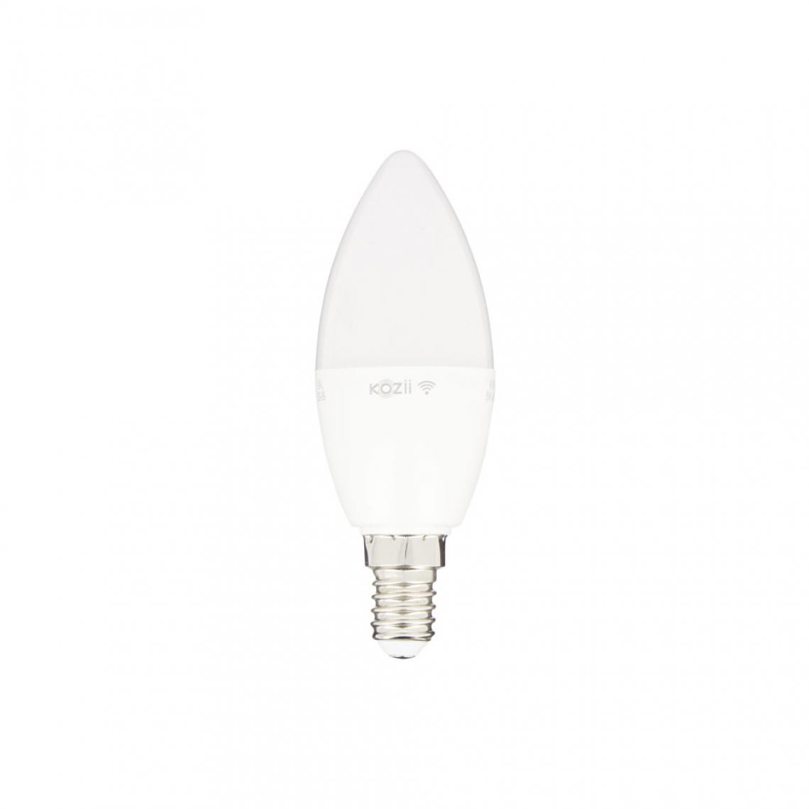 Xanlite - Ampoule LED connectée Kozii, flamme, culot E14, conso. 6W - Lampe connectée