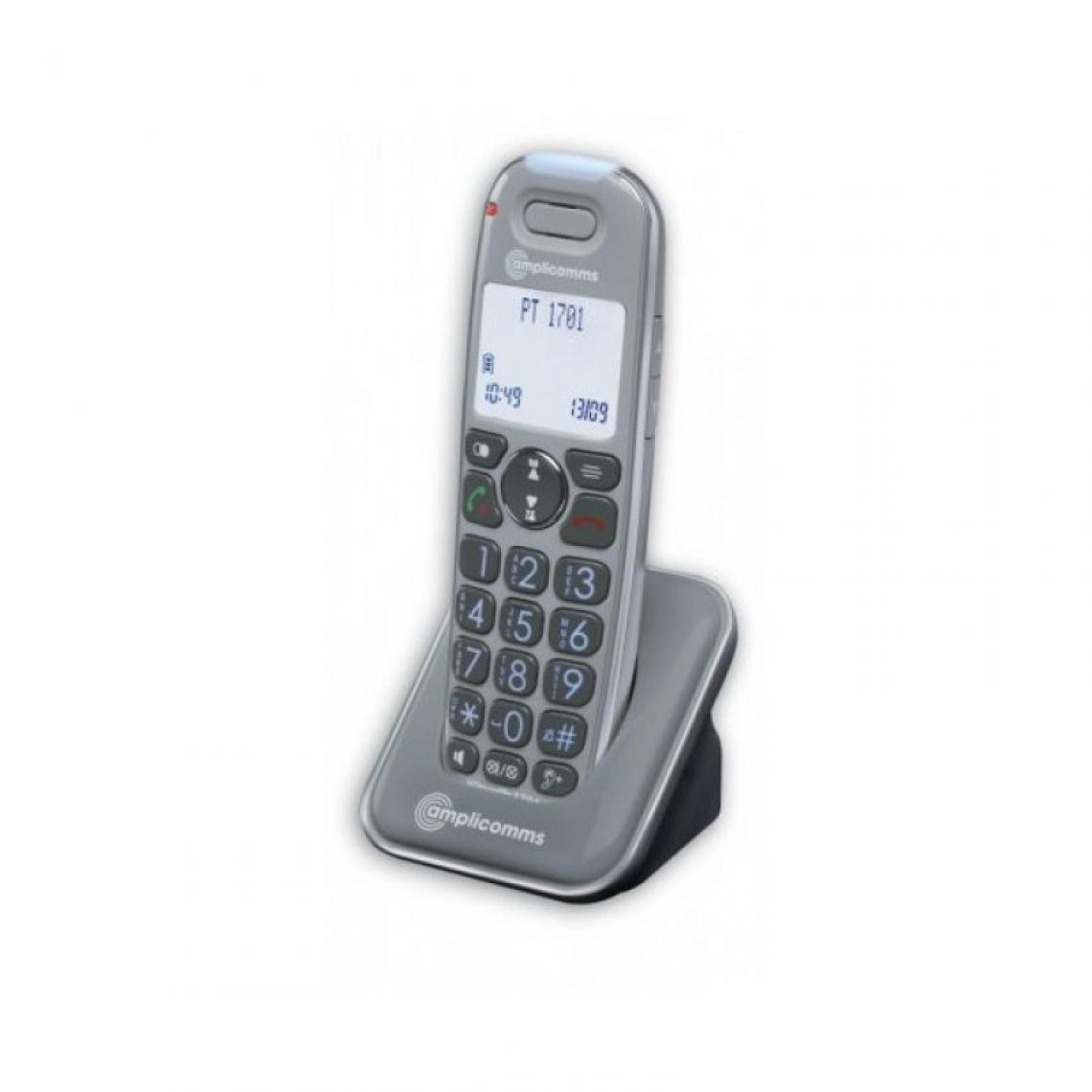 Amplicomms - Téléphone Additionnel PowerTel 2701 - Combiné Additionnel Amplicomms - Téléphone fixe filaire