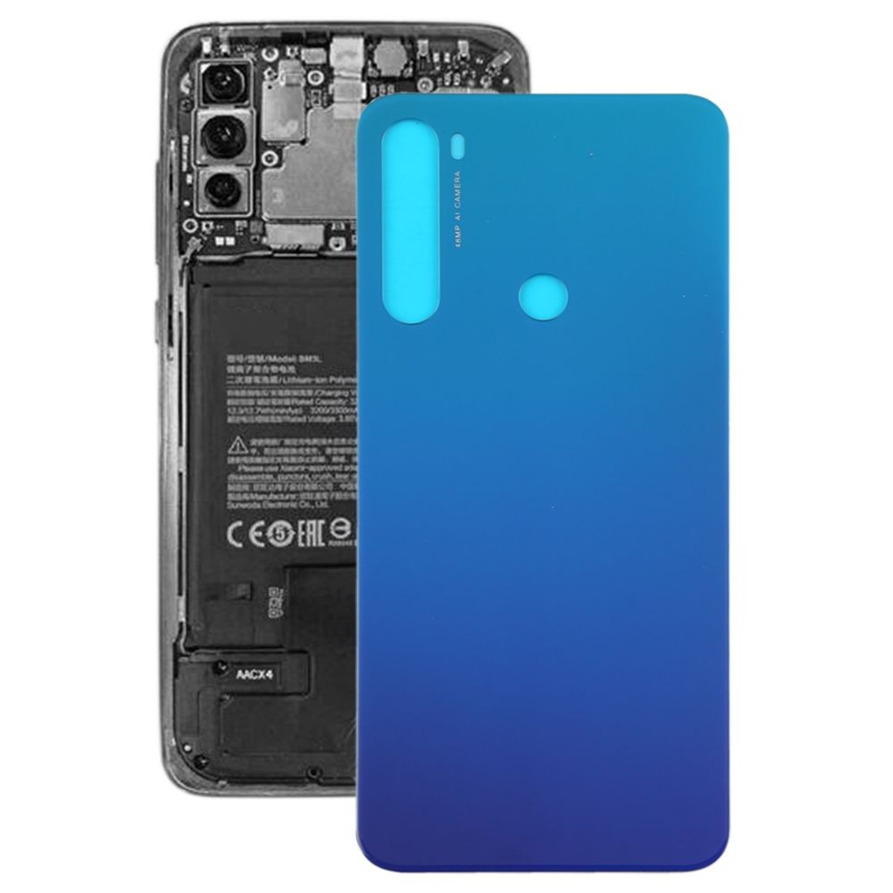 Wewoo - Coque Cache arrière de batterie pour Xiaomi Redmi Note 8 bleu - Coque, étui smartphone