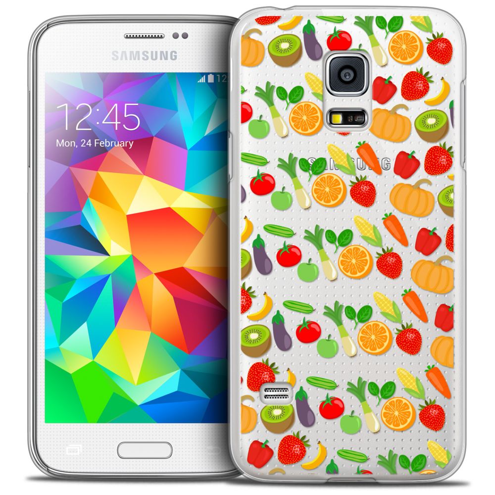 Caseink - Coque Housse Etui Samsung Galaxy S5 [Crystal HD Collection Foodie Design Healthy - Rigide - Ultra Fin - Imprimé en France] - Coque, étui smartphone