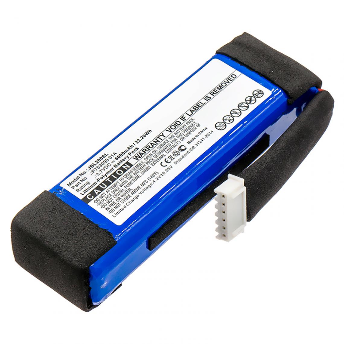 SUBTEL - subtel® Batterie Neuve Compatible avec Enceinte JBL Link 20, P763098 01A 6000mAh Accu pour Haut Parleur sans Fil - Accessoires enceintes