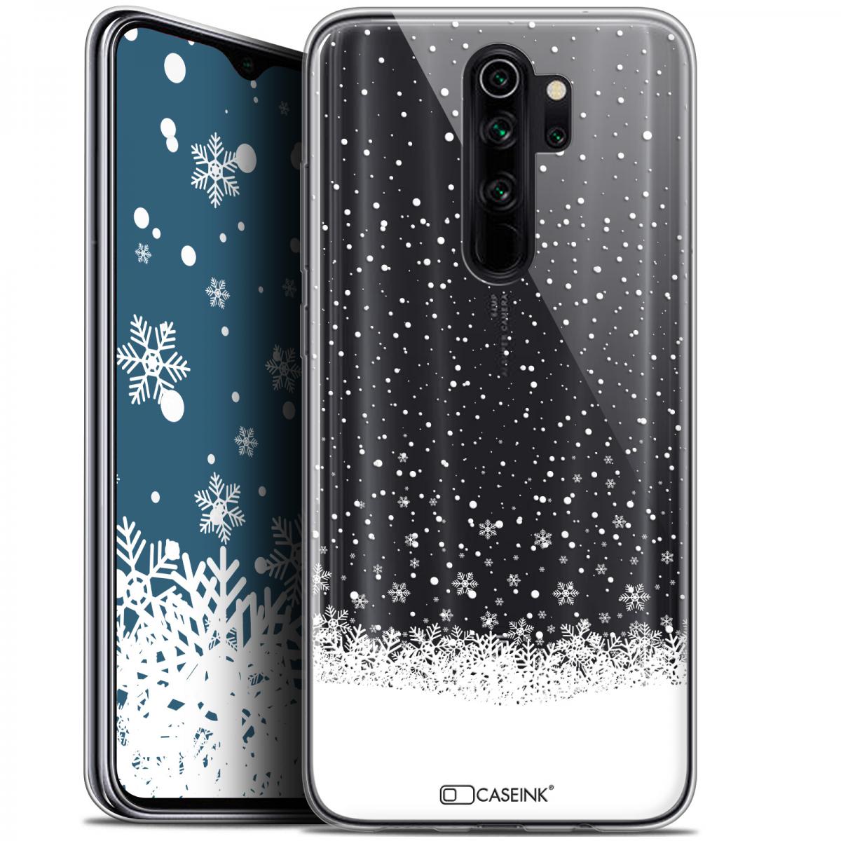 Caseink - Coque Pour Xiaomi Redmi Note 8 PRO (6.5 ) [Gel HD Collection Noël 2017 Design Flocons de Neige - Souple - Ultra Fin - Imprimé en France] - Coque, étui smartphone
