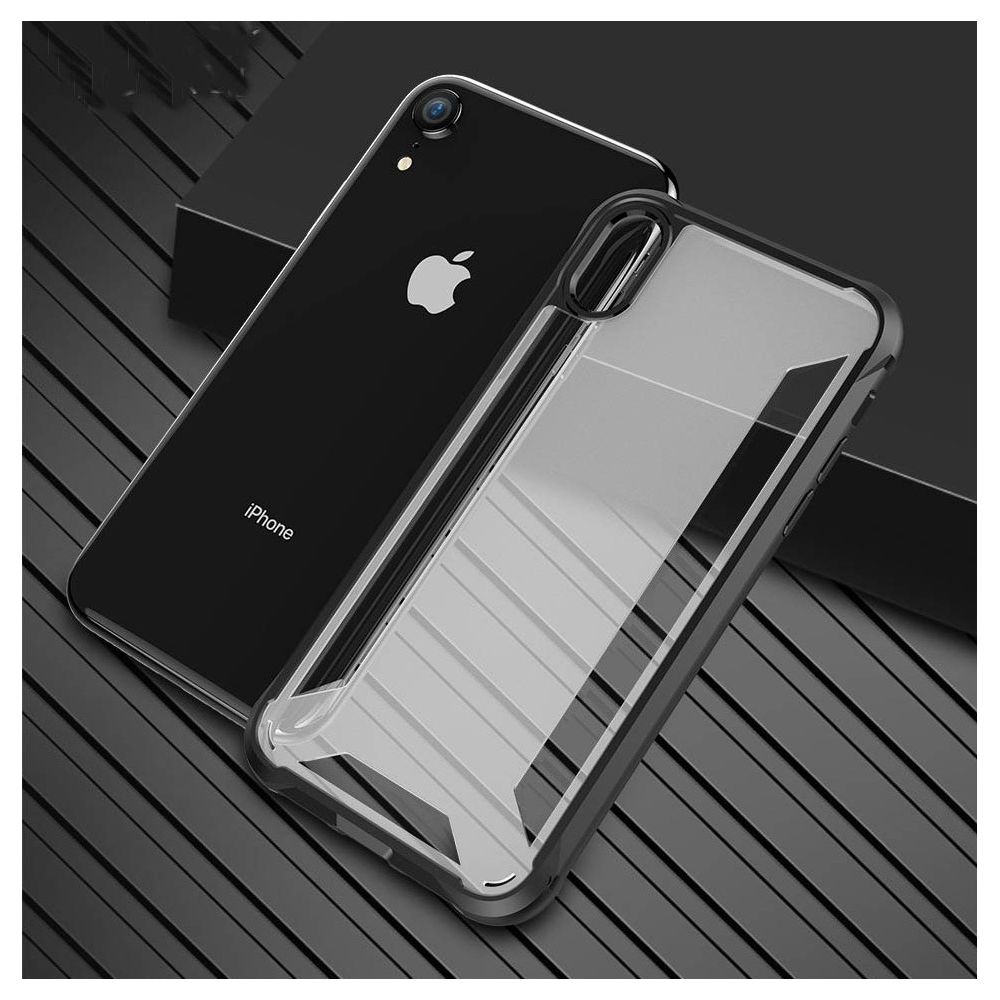 Wewoo - Coque Rigide PC + TPU de protection antichoc pour iPhone XR Noir - Coque, étui smartphone