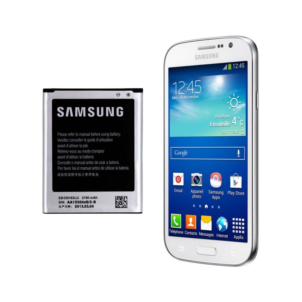 Samsung - Batterie d'origine Samsung EB535163LU Pour Galaxy Grand / Plus / Neo (2100 mAh) - Batterie téléphone