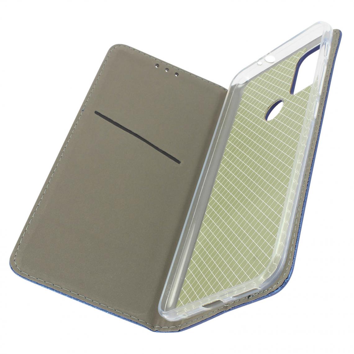 Avizar - Étui Motorola Moto G50 Folio Porte-carte Fonction Support bleu nuit - Coque, étui smartphone