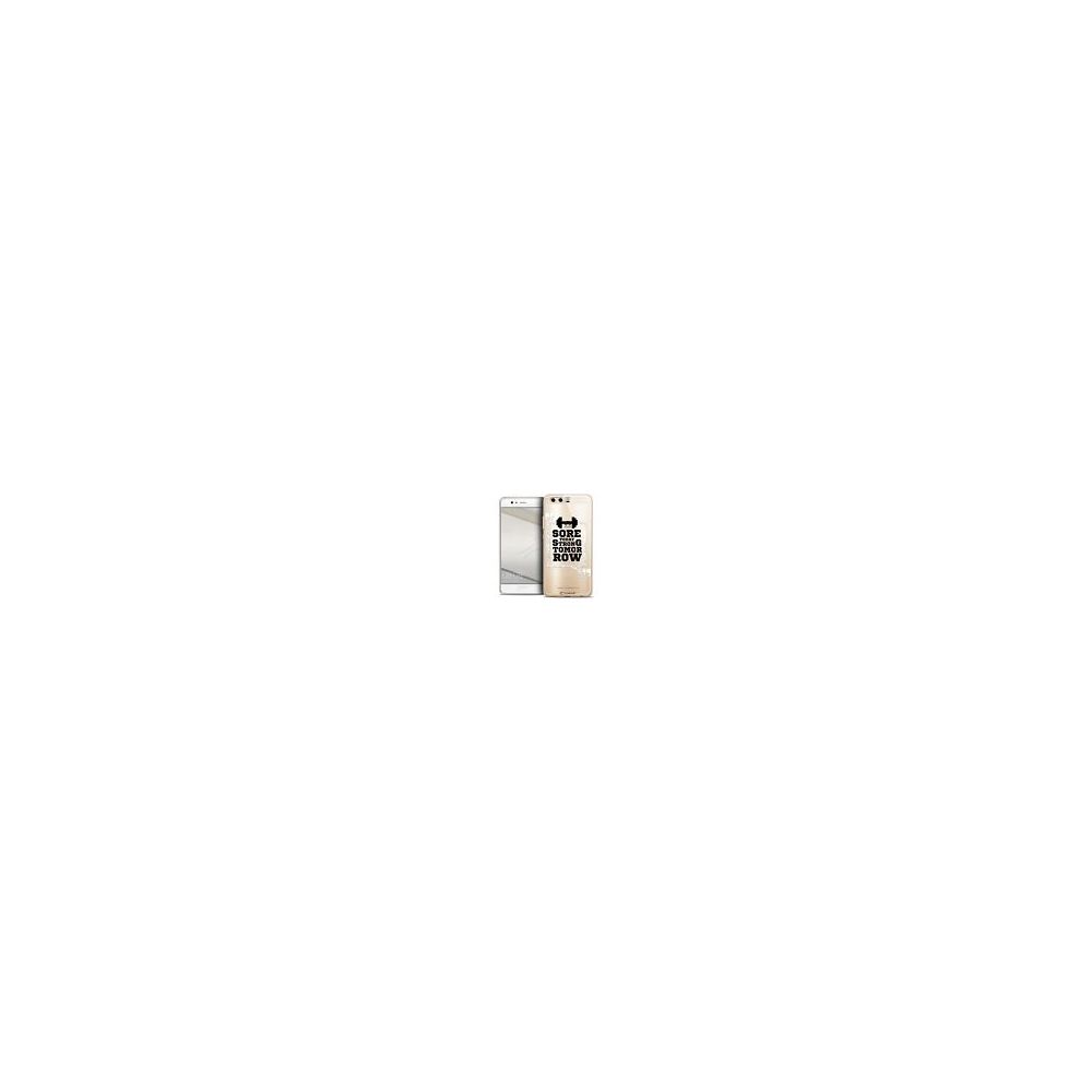 Caseink - Coque Housse Etui Huawei P10 [Crystal Gel HD Collection Quote Design Strong Tomorrow - Souple - Ultra Fin - Imprimé en France] - Coque, étui smartphone