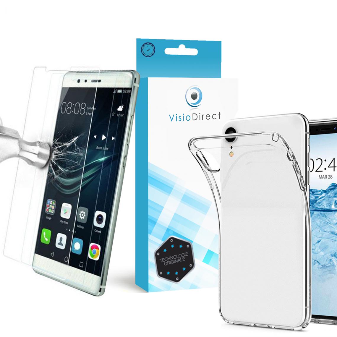 Visiodirect - Film protecteur verre trempé pour Samsung Galaxy A22 4G SM-A225F taille 6.4" + Coque de protection souple - VISIODIRECT - - Coque, étui smartphone