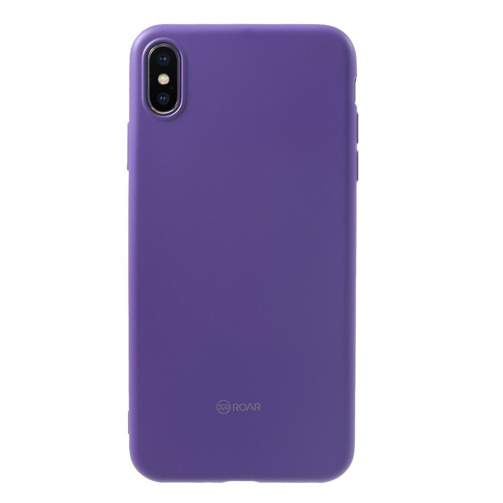 marque generique - Coque en TPU tout mat jour violet pour votre Apple iPhone XS Max - Autres accessoires smartphone