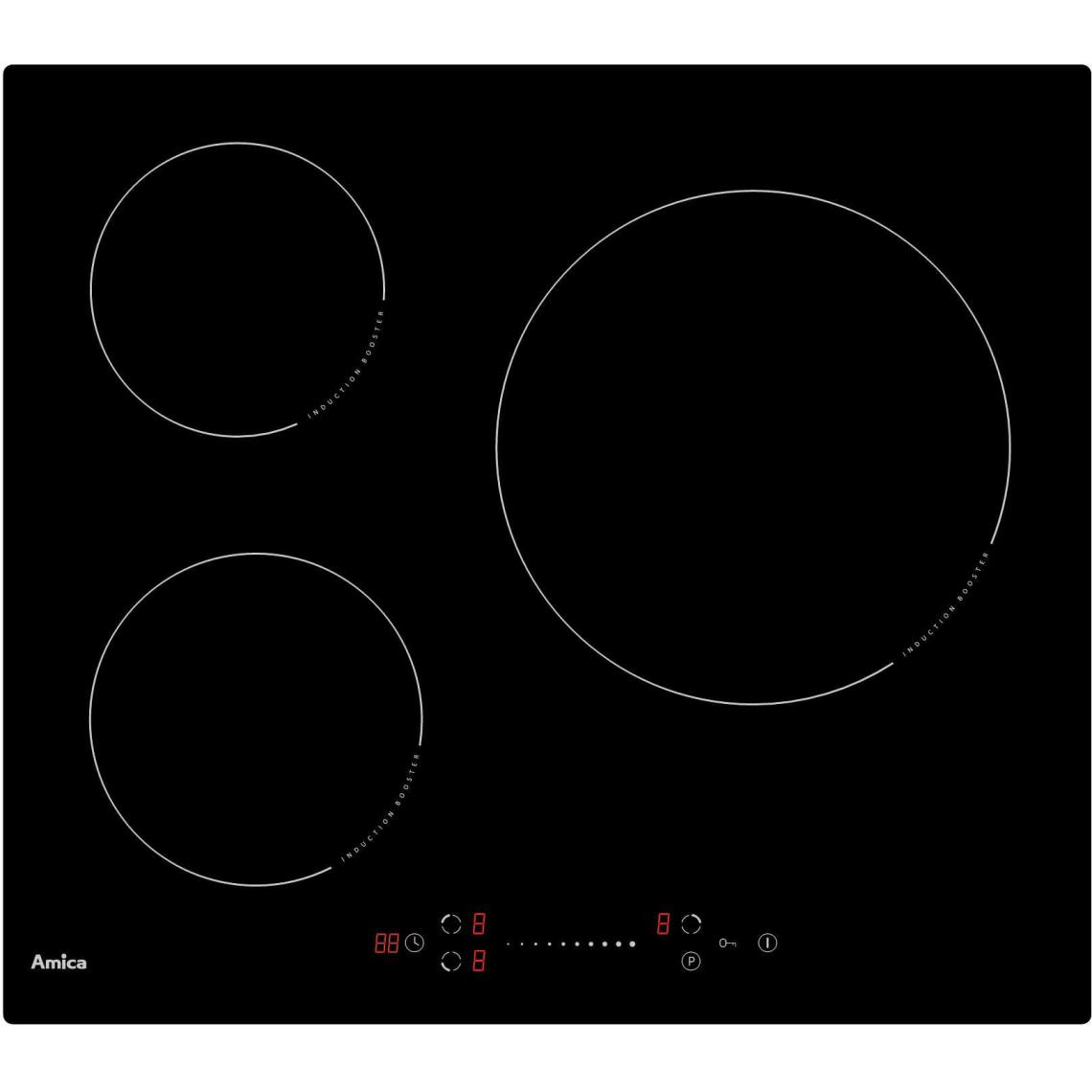 Amica - Plaque induction AMICA 7200W 59cm, AI 3537 - Table de cuisson