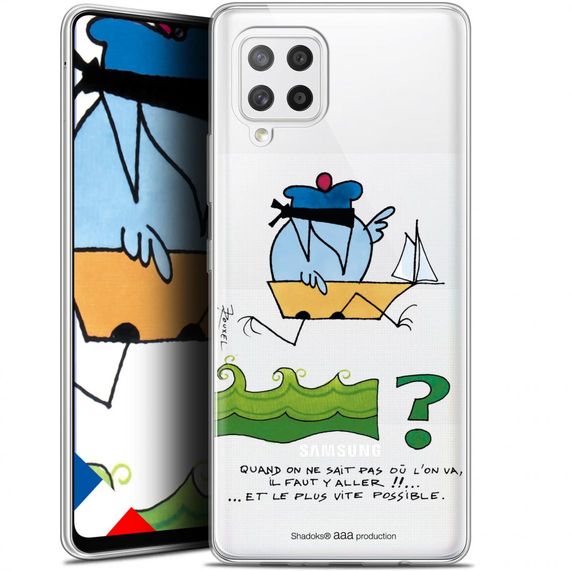 Caseink - Coque Pour Samsung Galaxy A42 5G (6.6 ) [Gel HD Collection Les Shadoks ? Design Il Faut Y Aller !! - Souple - Ultra Fin - Imprimé en France] - Coque, étui smartphone