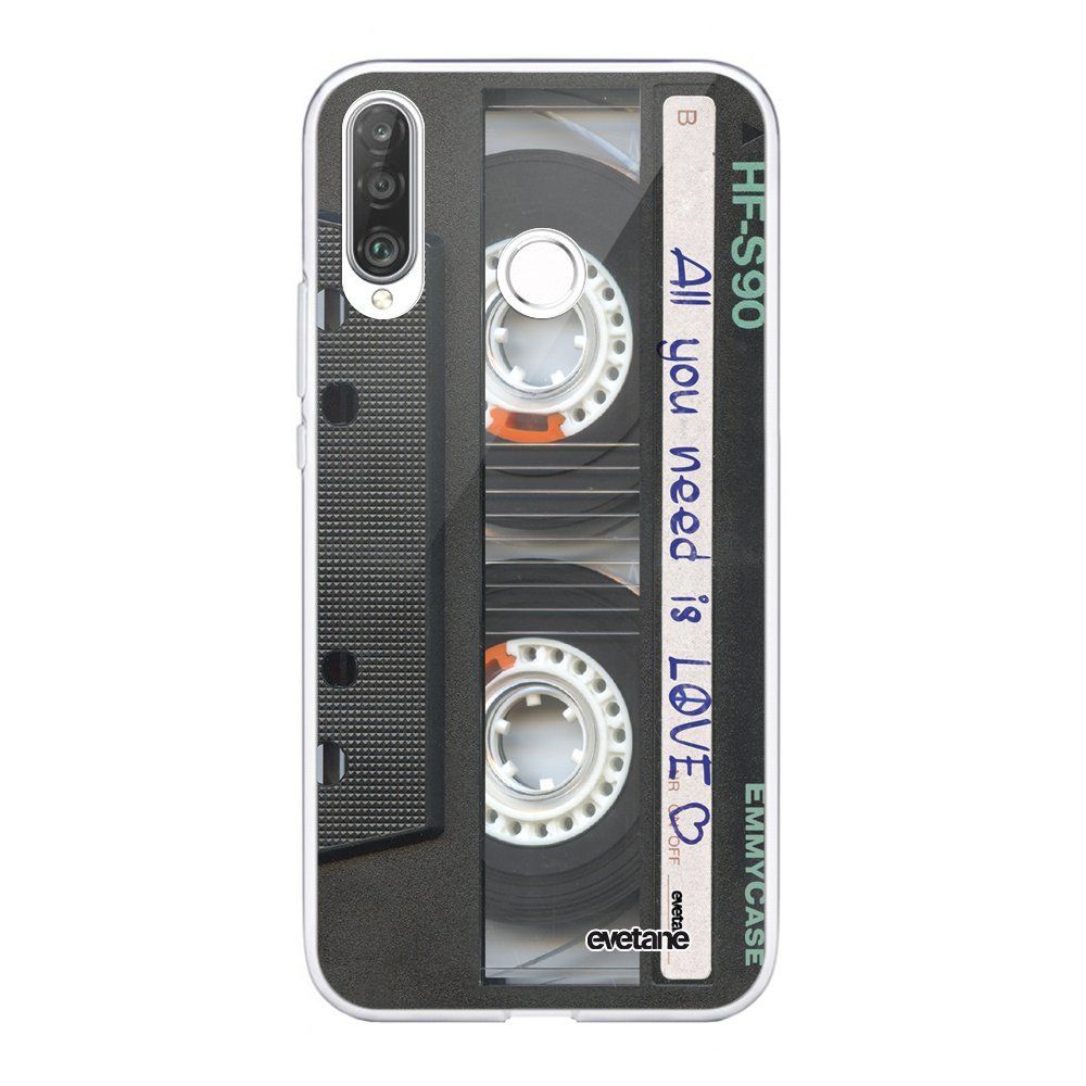 Evetane - Coque Huawei P30 Lite souple transparente Cassette Motif Ecriture Tendance Evetane. - Coque, étui smartphone
