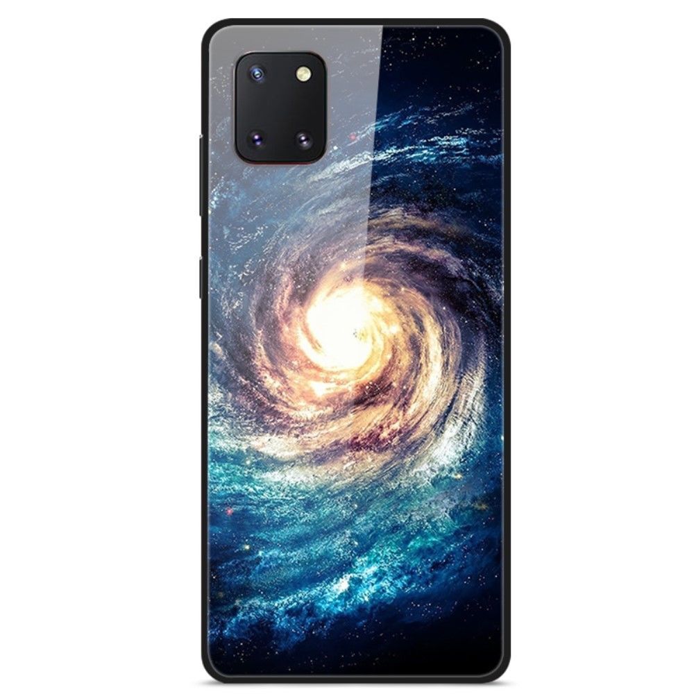 Generic - Coque en TPU Combo en verre pour impression de motifs motif de galaxie pour votre Samsung Galaxy A81/Note 10 Lite/M60s - Coque, étui smartphone