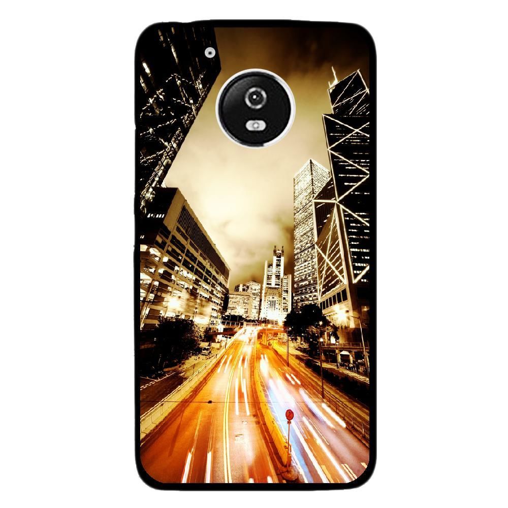 Kabiloo - Coque rigide pour Motorola Moto G5 avec impression Motifs Night Street - Coque, étui smartphone
