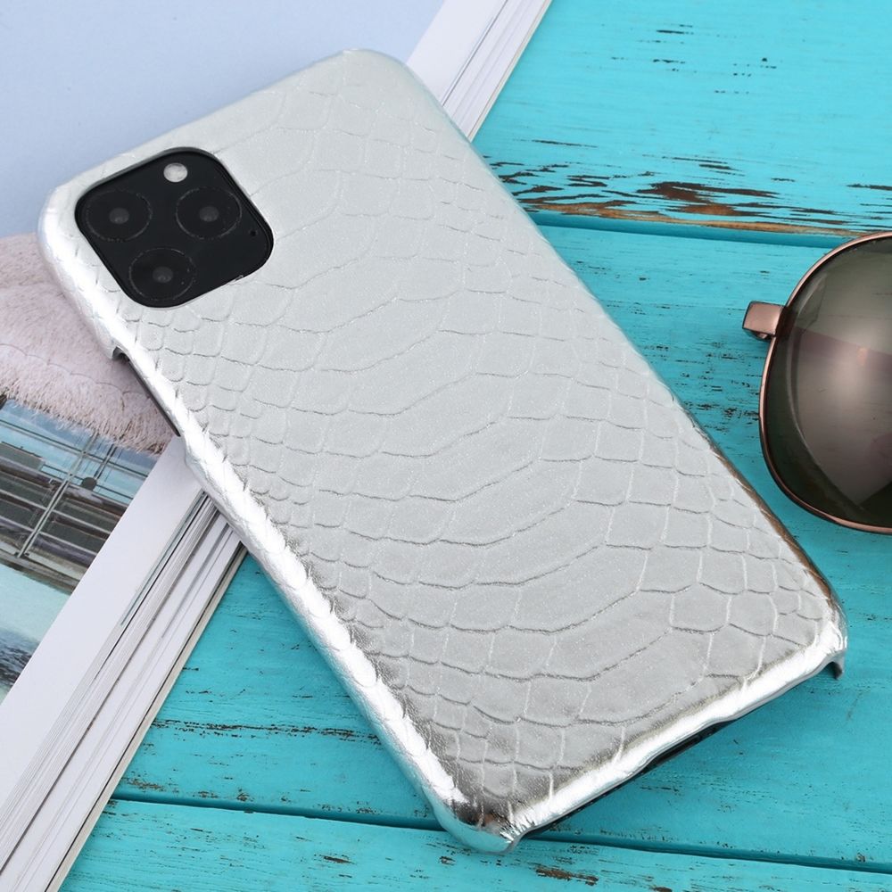 Wewoo - Coque Rigide Pour iPhone 11 Pro Étui de protection PC de peau de serpent et de Argent - Coque, étui smartphone