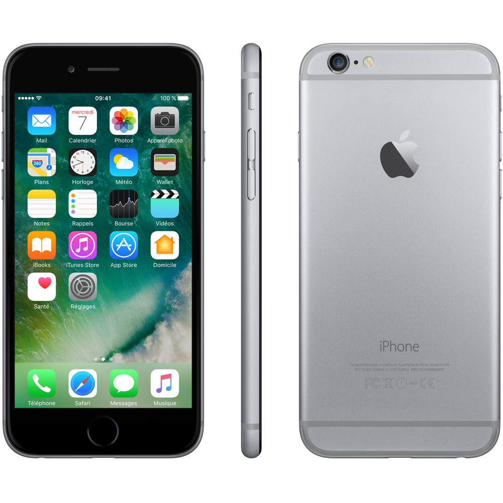 Apple - iPhone 6 - 64 Go - Gris Sidéral - Reconditionné - iPhone