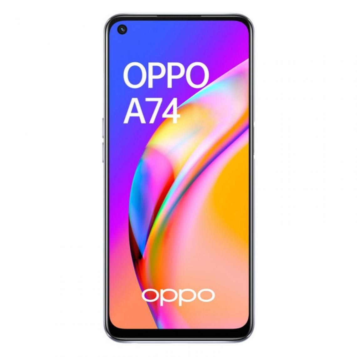 Oppo - Oppo A74 (Double Sim - Ecran 6.43'' - 128 Go, 6 Go RAM) Argent - Smartphone Android
