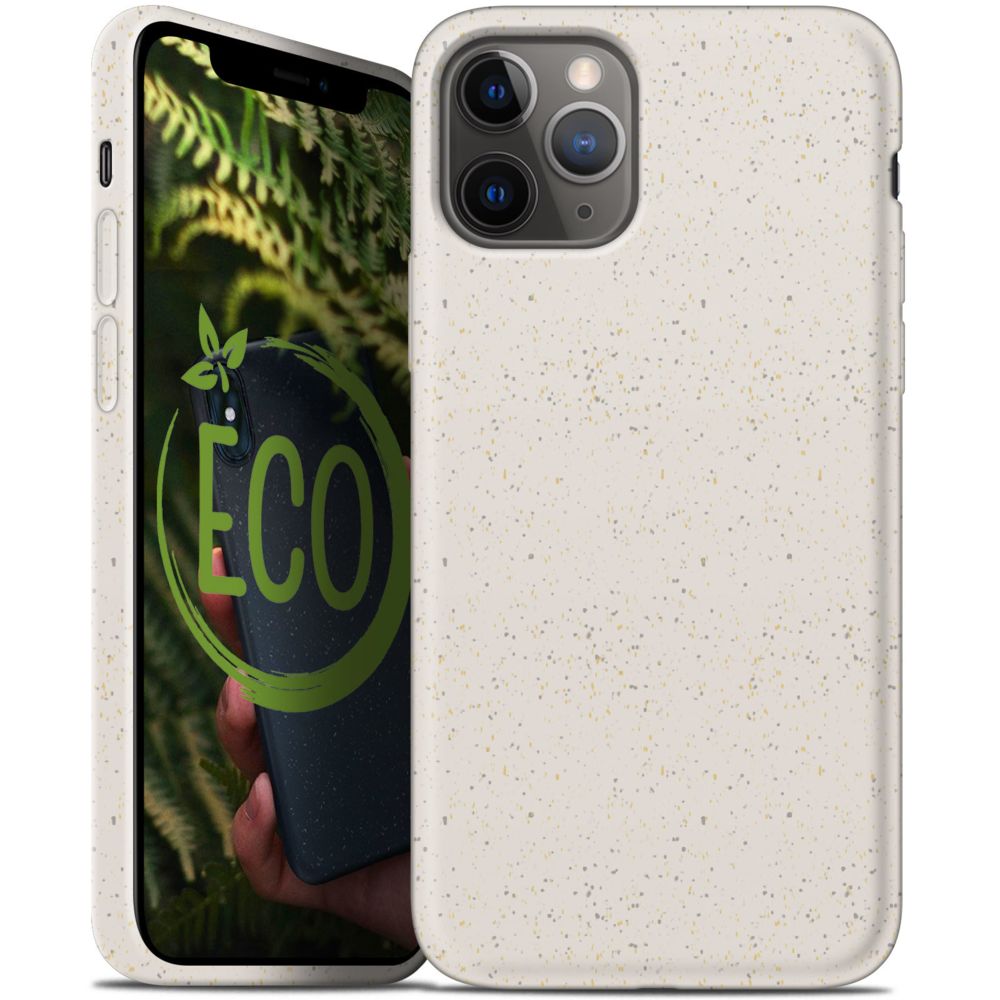 Caseink - Coque Biodégradable ZERO Waste 100% Biodégradable & Compostable pour iPhone 11 PRO Max Blanc - Coque, étui smartphone