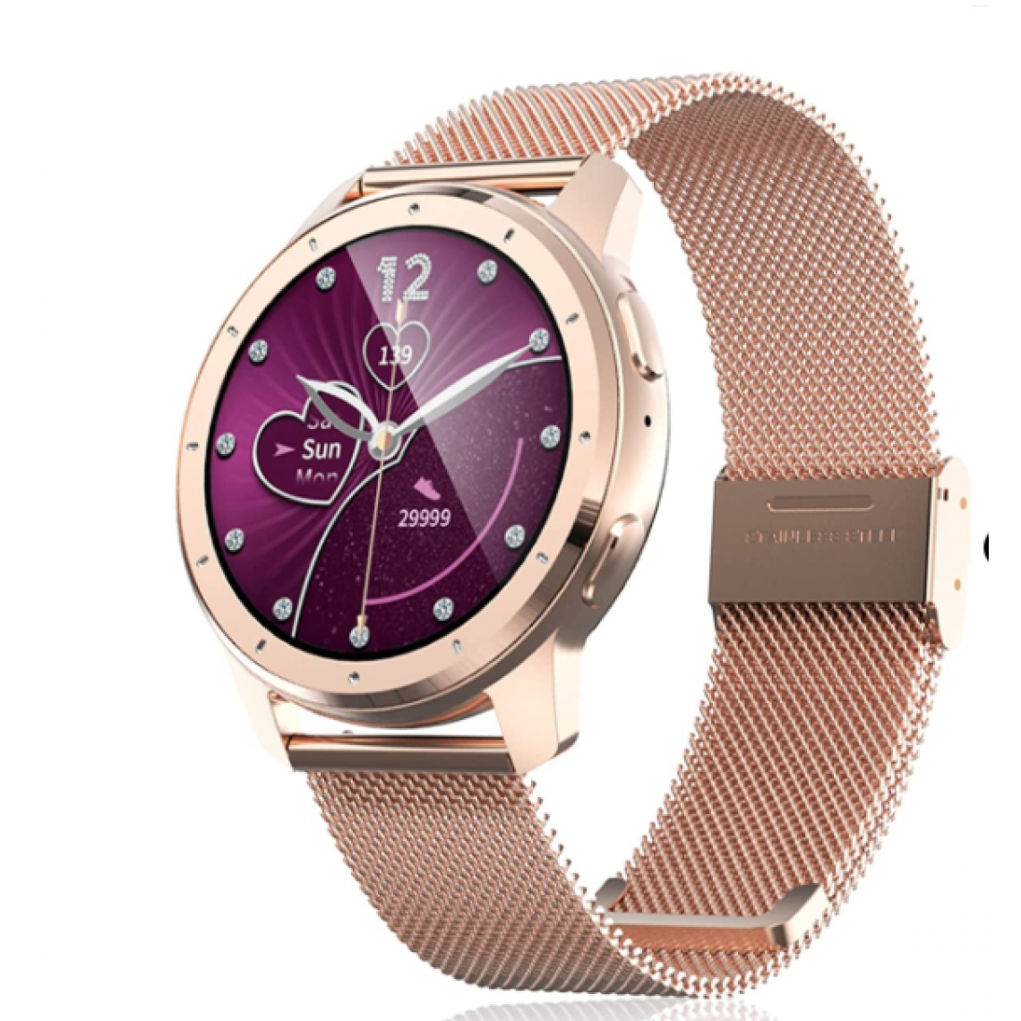Chronotech Montres - Chronus 2022 Women's Smart Watch, Activity Tracker and Smart Watch with Heart Rate/Blood Pressure/Sleep Monitor, Waterproof with Text and Callï¼goldï¼ - Montre connectée