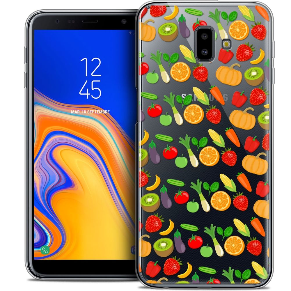 Caseink - Coque Housse Etui Pour Samsung Galaxy J6 Plus J6+ (6.4 ) [Crystal Gel HD Collection Foodie Design Healthy - Souple - Ultra Fin - Imprimé en France] - Coque, étui smartphone