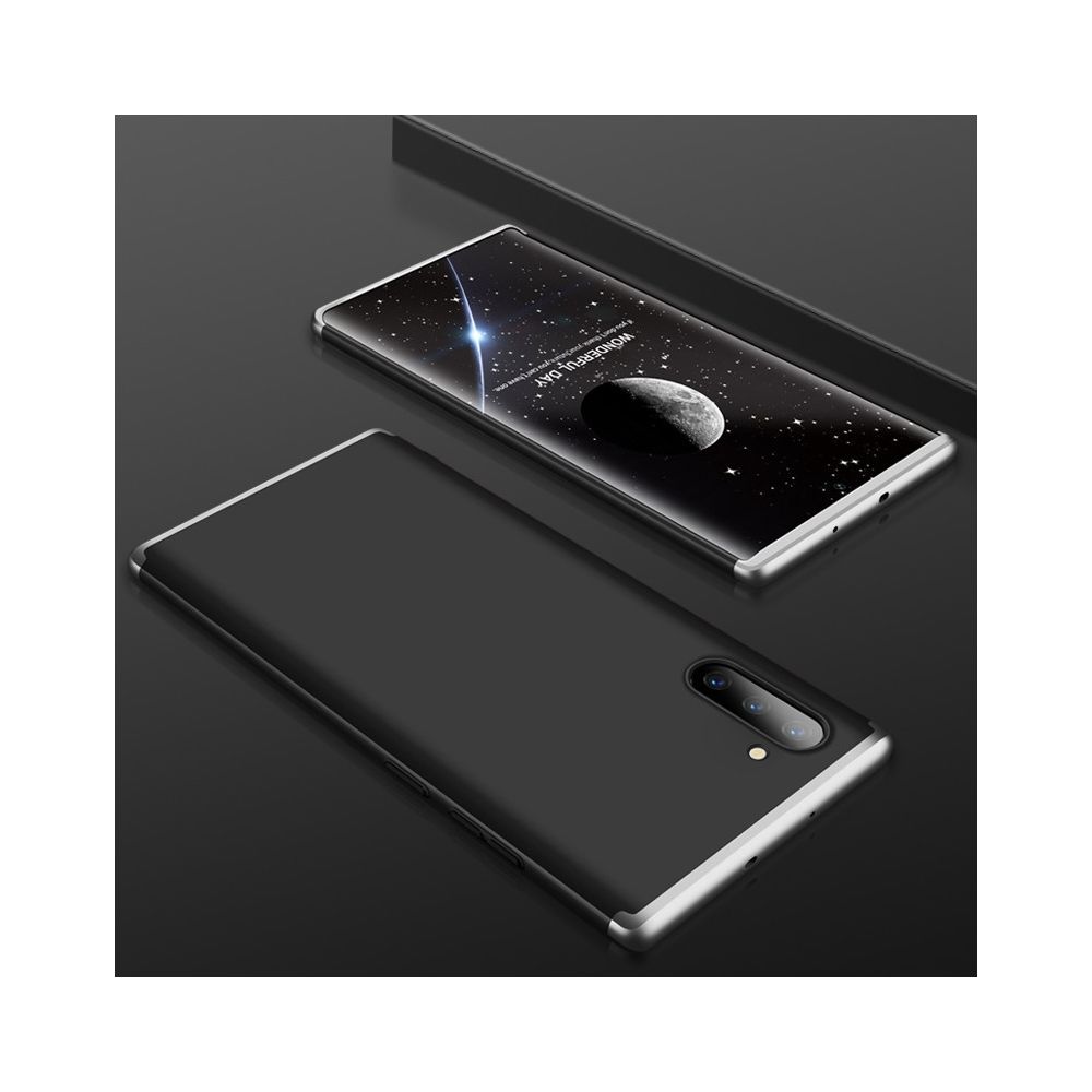 Wewoo - Housse Étui Coque - de protection complet pour épissure en trois étapes Galaxy Note10 argent noir - Coque, étui smartphone