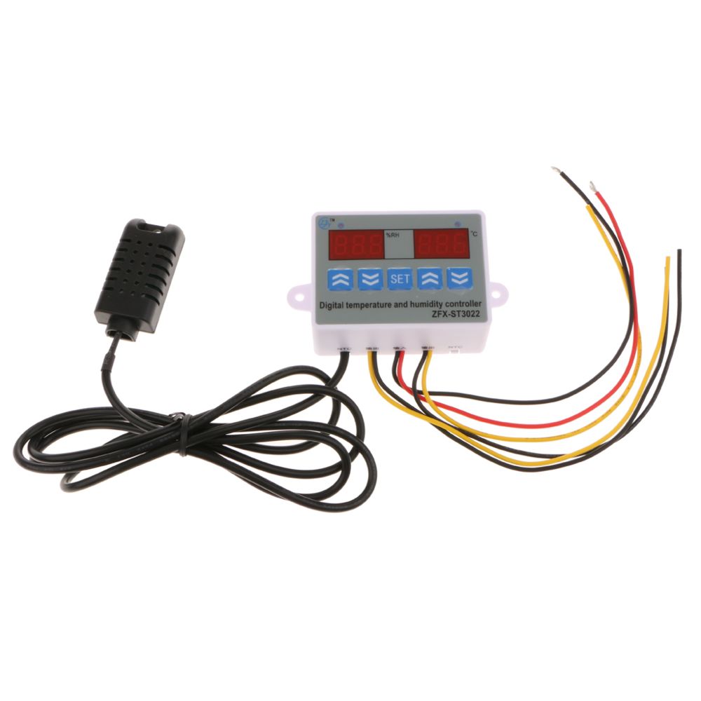 marque generique - zfx-st3022 numérique température et humidité contrôleur thermostat 220 v - Détecteur connecté