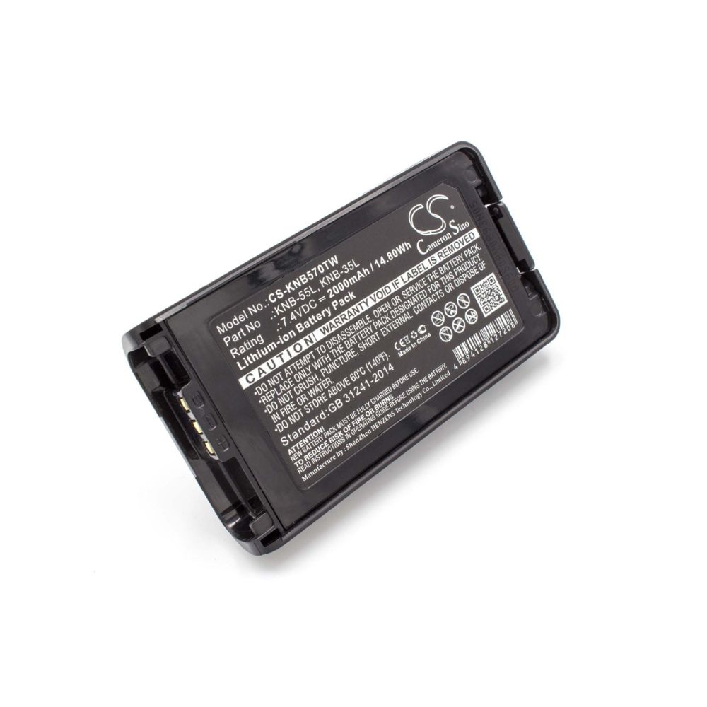 Vhbw - vhbw Li-Ion batterie 2000mAh (7.4V) pour radio talkie-walkie Kenwood NX-220, NX-320, TK-2140, TK-2148, TK-2160, TK-2168, TK-2170, TK-2173 - Autres accessoires smartphone
