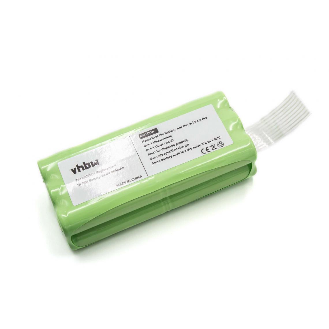 Vhbw - vhbw Batterie compatible avec Midea R1-L051B aspirateur, robot électroménager (800mAh, 14,4V, NiMH) - Remplacement pour 0606004, NC5755-944 - Accessoire entretien des sols