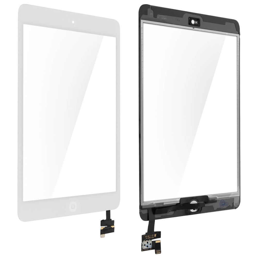 Avizar - Ecran Tactile iPad Mini 1 et 2 Vitre de Remplacement - Blanc - Autres accessoires smartphone