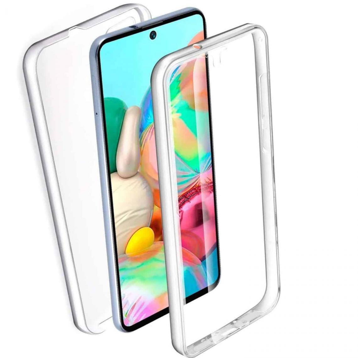 Ipomcase - Coque 360 degrés Full cover avant arrière pour Samsung Galaxy A51 -Transparent - Coque, étui smartphone