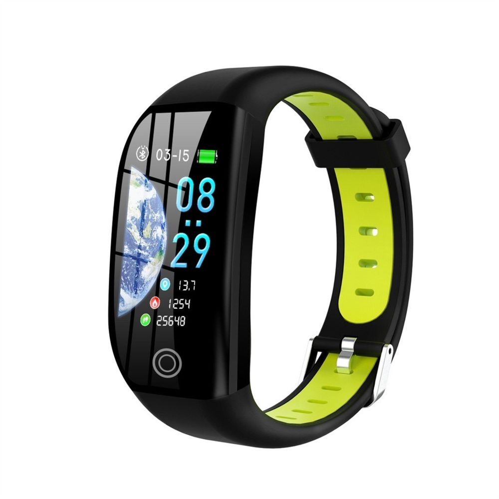 Wewoo - Bracelet connecté Smartwatch F21 avec écran couleur TFT de 1,14 poucesrappel d'appel de soutien / surveillance de la fréquence cardiaque / de la pression artérielle / du sommeil / de l'oxygène dans le sang noir + vert - Bracelet connecté