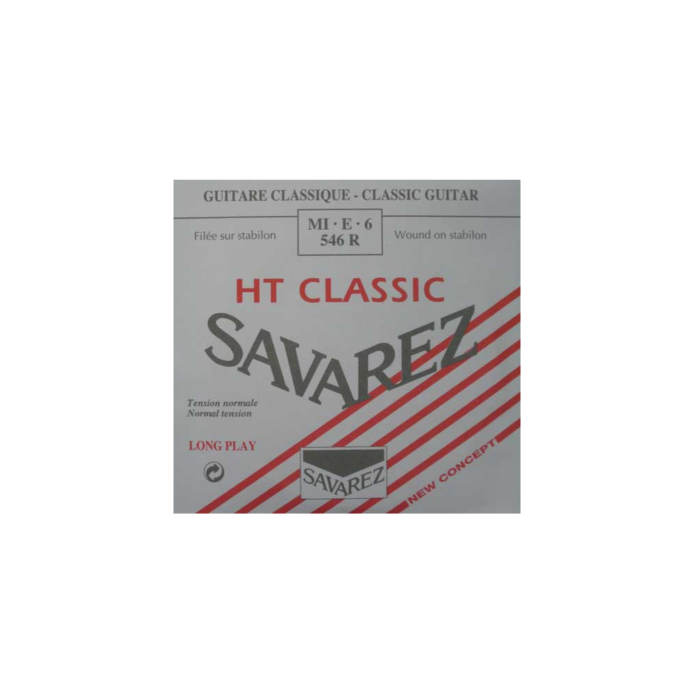 Savarez - Savarez 546R Alliance rouge - Corde de Mi grave tirant normal - Guitare classique - Accessoires instruments à cordes