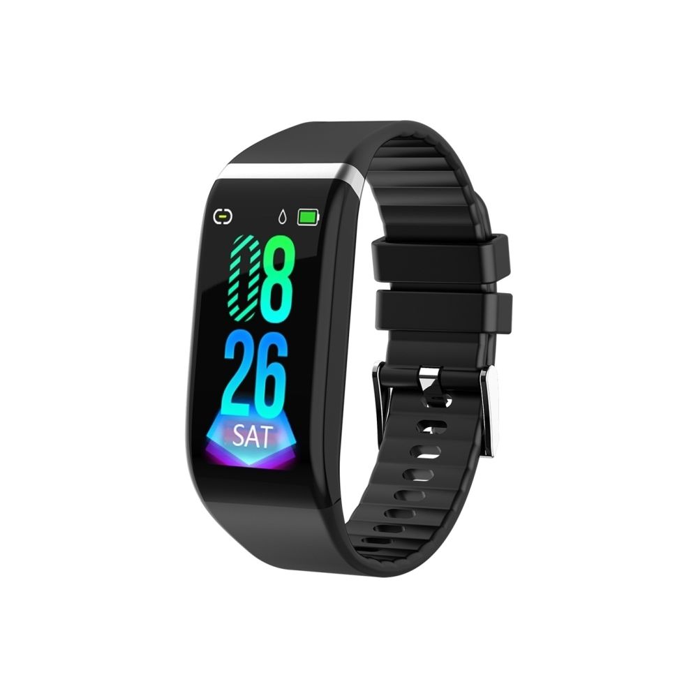 Wewoo - Bracelet connecté C919 Smartwatch étanche IPX67 1,14 poucesrappel d'appel de soutien / surveillance de la fréquence cardiaque / de la pression artérielle / du sommeil noir - Bracelet connecté