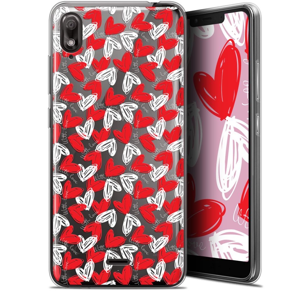 Caseink - Coque Pour Wiko View 2 GO (5.93 ) [Gel HD Collection Love Saint Valentin Design With Love - Souple - Ultra Fin - Imprimé en France] - Coque, étui smartphone