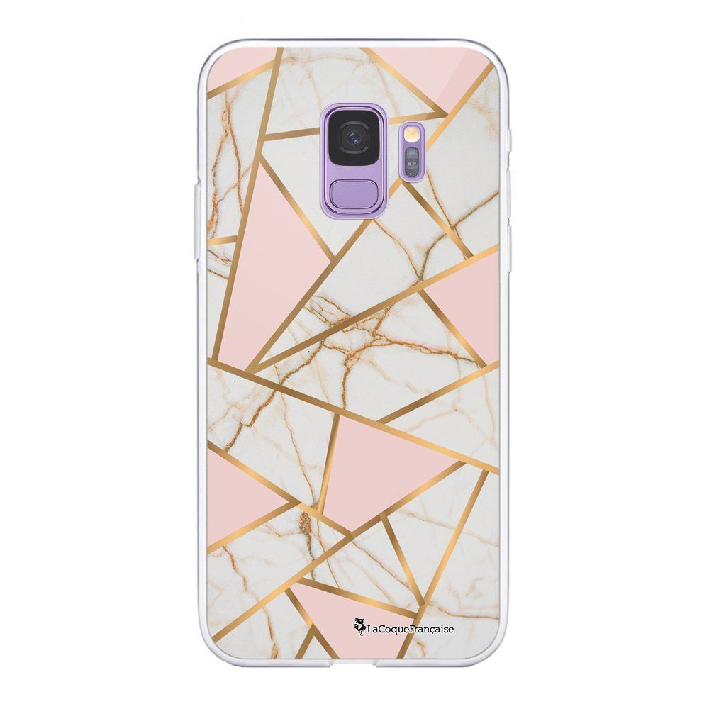 La Coque Francaise - Coque Samsung Galaxy S9 360 intégrale transparente Marbre Rose Ecriture Tendance Design La Coque Francaise. - Coque, étui smartphone
