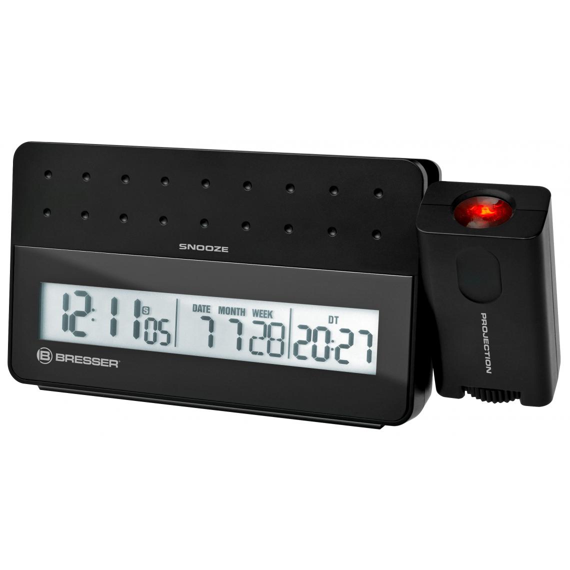 Bresser - Réveil digital radio piloté avec projecteur et port USB pour smartphone - Bresser - Météo connectée