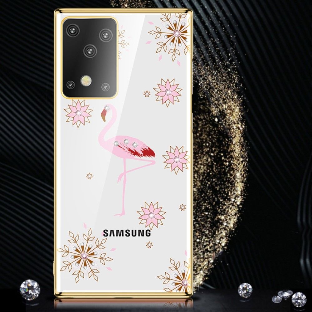 Sulada - Coque en TPU décor de strass or pour votre Samsung Galaxy S20 Plus - Coque, étui smartphone