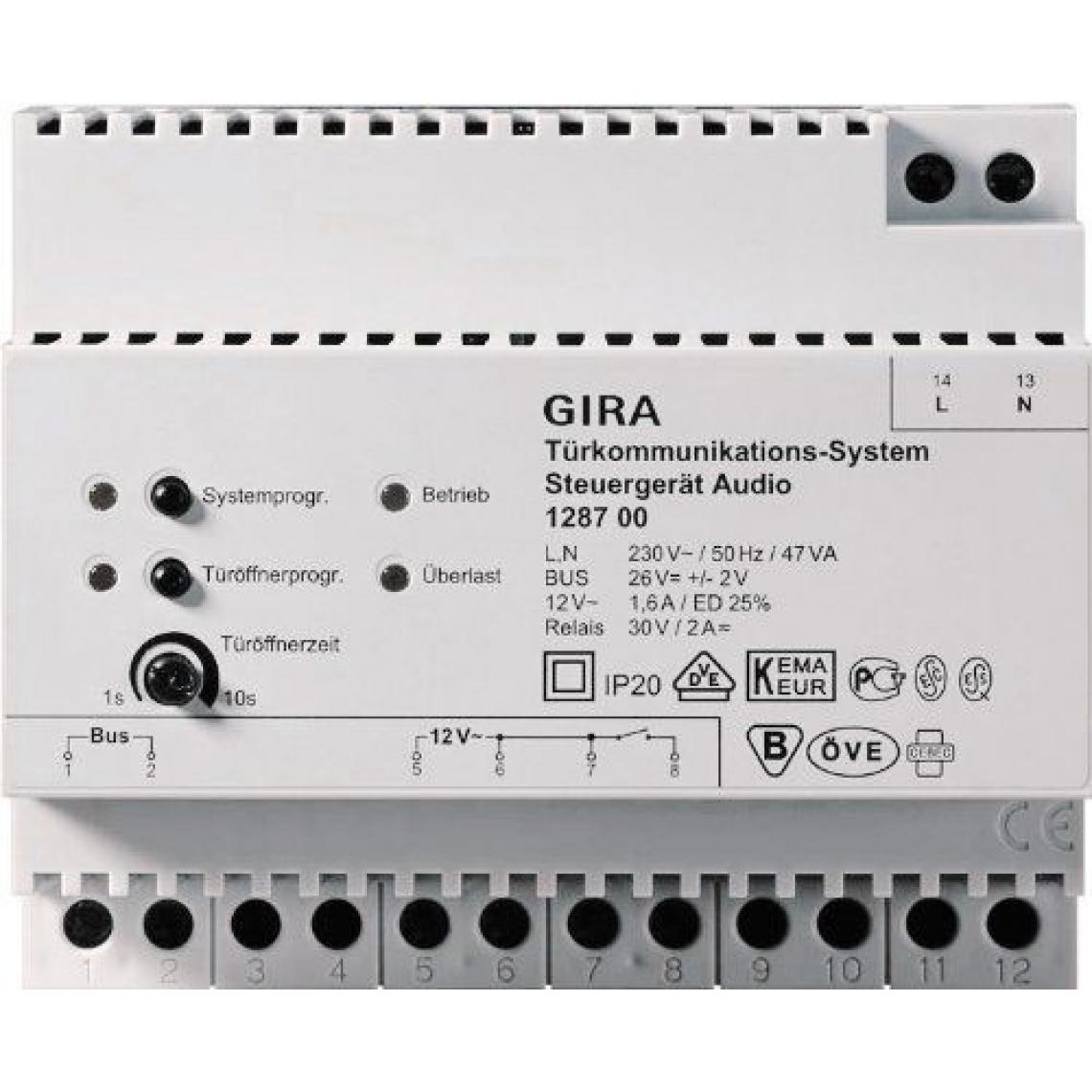 Gira - Gira 128700 Alimentation pour interphone - Sonnette et visiophone connecté
