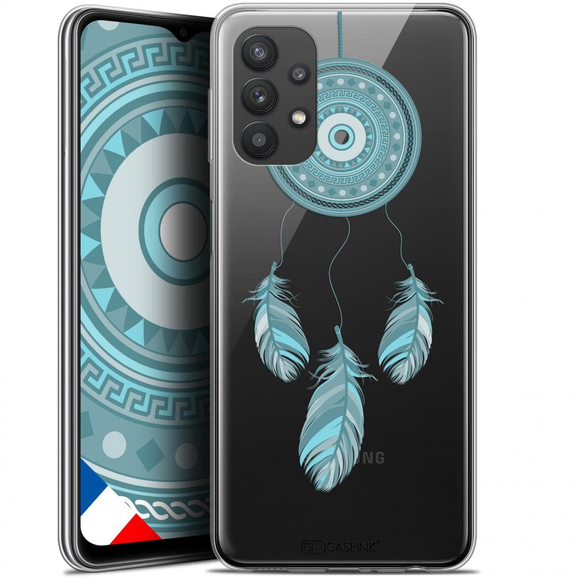 Caseink - Coque Pour Samsung Galaxy A32 5G (6.5 ) [Gel HD Collection Dreamy Design Attrape Rêves Blue - Souple - Ultra Fin - Imprimé en France] - Coque, étui smartphone